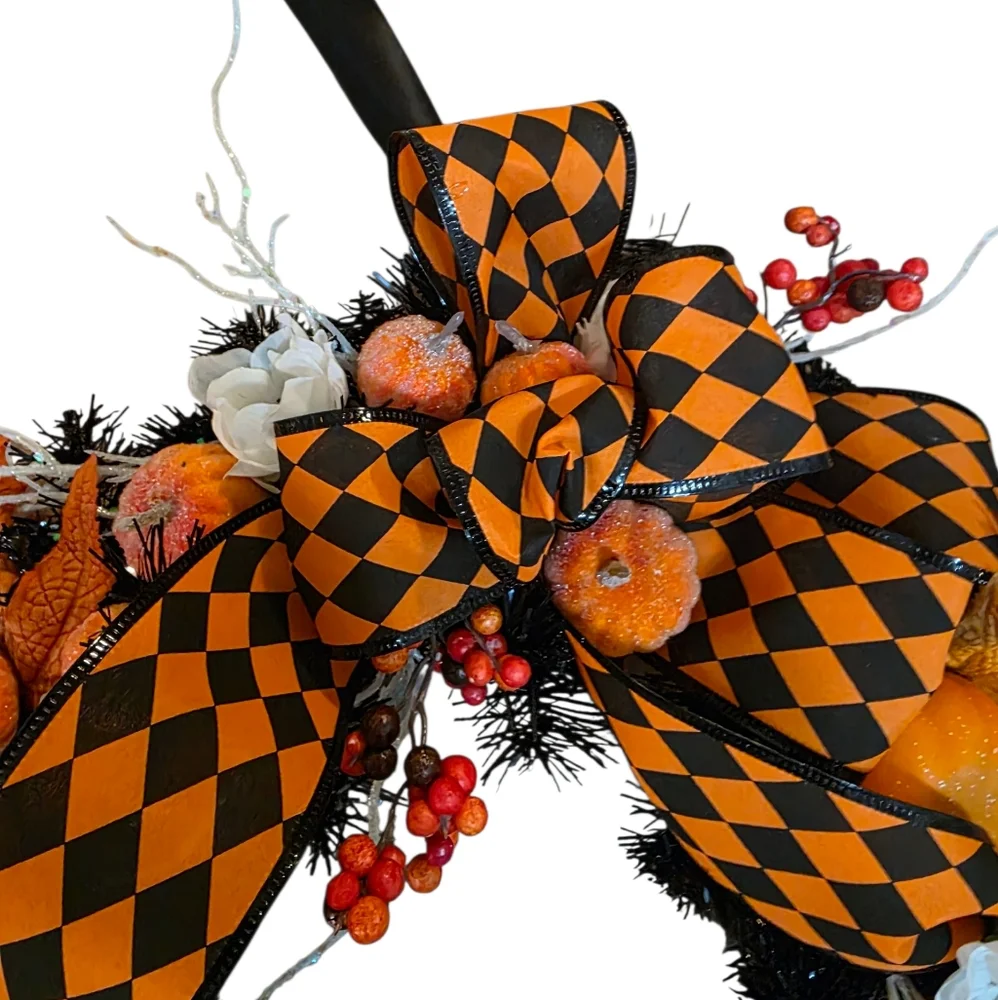 Fall Halloween Wreath 16